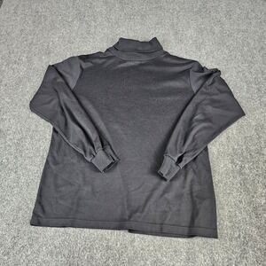 VNTG Separate Issue Mens Black Turtleneck Long Sleeve Shirt‎ Large Made in USA